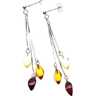 Reblan Dlhé strieborné náušnice VINIE RENU202