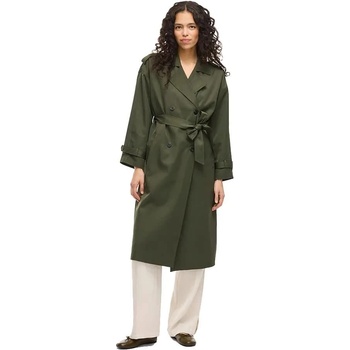 VILA Палто Vila Addison trench coat - Green (Deep Depths)