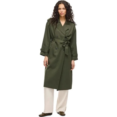 VILA Палто Vila Addison trench coat - Green (Deep Depths)