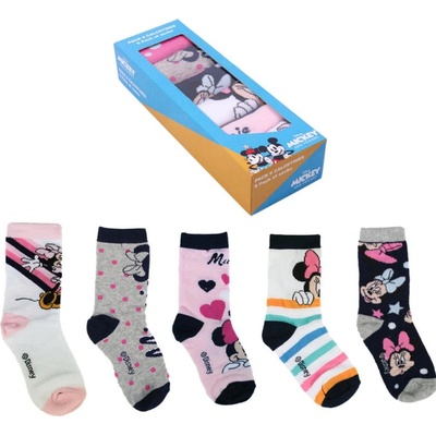 Cerdá Minnie 5PACK detské ponožky viacfarebné