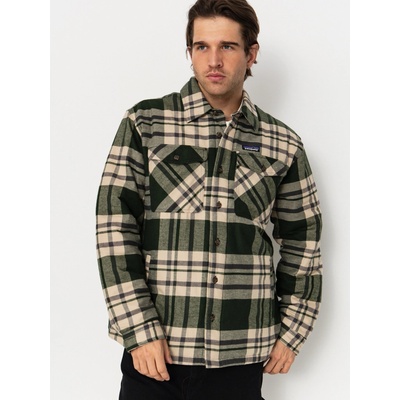 Patagonia LW Insulated Fjord Flannel (ashore old growth green)