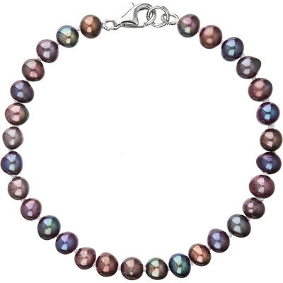 Pavona perlový náramek z pravých říčních perel modrý 23012.3 dk.peacock