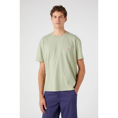 Wrangler pánske tričko Casey Jones Pocket Tee zelené