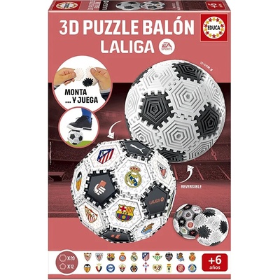 EDUCA 3D Puzzle Fotbalový míč La Liga 32 ks