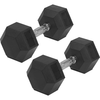 BodyFlex Хексагонален Дъмбел Bodyflex 17, 5кг, профи