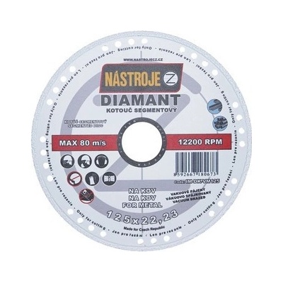 Nástroje cz Kotouč diamantový 125 x 1,4 x 22,2 mm IM-DK-VM125