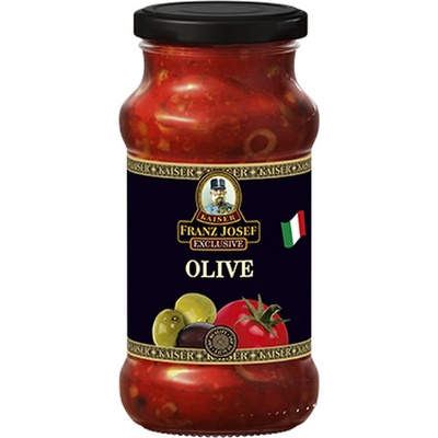 Kaiser Franz Josef Exclusive Paradajková omáčka so zelenými a čiernymi olivami 350 g