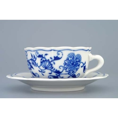 Originálny Český Porcelán Dubí Cibulák Šálka čajová a podšálka zrkadlová C/2+ZC/2 0,11 l 200 g