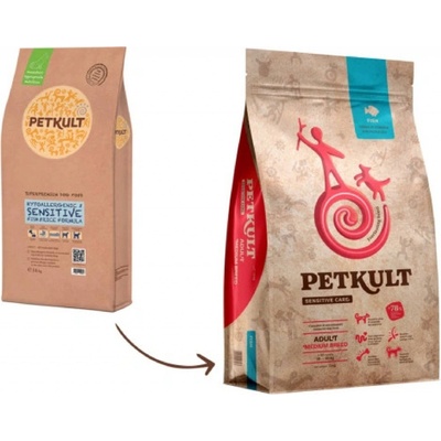 Petkult dog Sensitive Fish adult Medium 12 kg