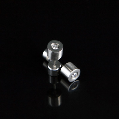 Šperk Holíč oceľové napichovacie náušnice s kamienkom ON227