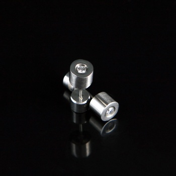 Šperk Holíč oceľové napichovacie náušnice s kamienkom ON227