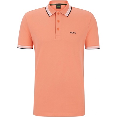 Boss Блуза с яка Boss Mens BOSS GREEN Paddy Polo Shirt with Contrast Tipping - Open Red