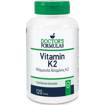 Doctors formulas Хранителна добавка витамин К2+Ц , Doctor' s Formulas Vitamin K2, 120caps