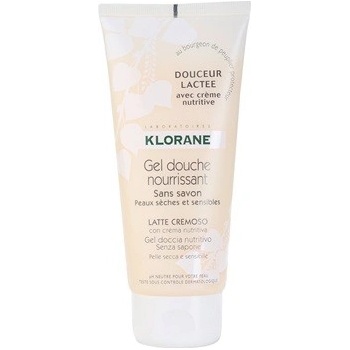 Klorane Hygiene et Soins du Corps Douceur Lactee vyživující sprchový gel Nourishing Shower Gel 200 ml