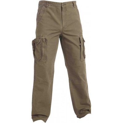 Rybářské kalhoty khaki bavlněné