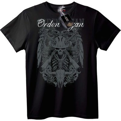 NOONEBRAND Тениска Orden Gan с череп - 5XL, White