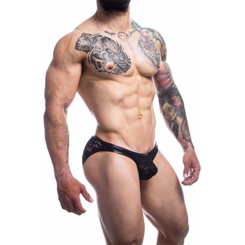 Image 1 of Cut4Men L4CE01 Bikini Bulge with Lace Black L