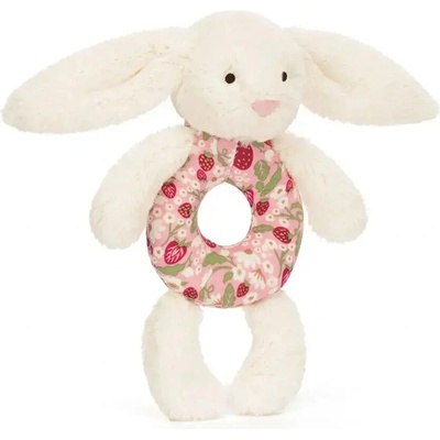 Detská hrkálka Jellycat - zajačik Blossom Bunny Berry uni