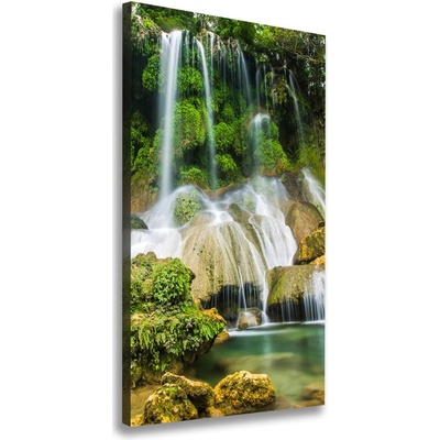 Vertikálny foto obraz na plátne Vodopád v džungli 50x100 cm