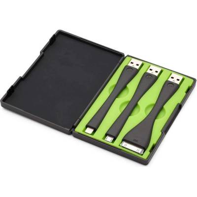 mophie Cable Travel Kit - комплект Lightning/30pin/MicroUSB кабели за смартфони и таблети