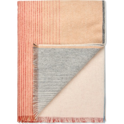 Elvang Carte Postale одеяло 130 x 200 см, червено-сиво (70015-RG)