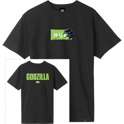 HUF GODZILLA BAR LOGO TEE black