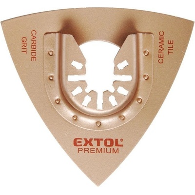 Extol Premium rašpľa trojuholníková na keramiku 78mm, volfrám 8803860