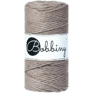 Bobbiny Macrame Cord 3 mm 100 m Coffee юта (MS-E031)