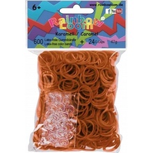 RAINBOW LOOM Original gumičky 600 kusov karamelové