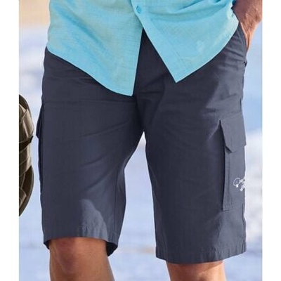 Atlas For Men Kapsáčové bermudy Relax Holidays Modrá