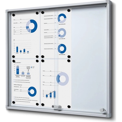 Jansen Display Interiérová Uzamykatelná Vitrína 6 x A4 686 x 641 mm