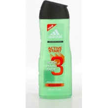 Adidas 3 Active Start Men sprchový gél 400 ml