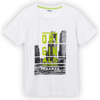 Winkiki Kids Wear chlapecké tričko s krátkým rukávem Originals bílá