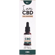 I am CBD Full Spectrum CBG konopný olej 10% 10 ml