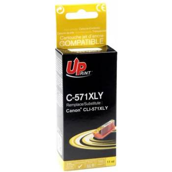 Compatible Мастилница UPRINT CLI 571XL-M CANON, Yellow (LF-INK-CAN-CLI571Y-XL-UP)