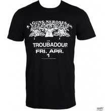 Rock Off tričko metal Guns N' Roses Troubadour čierna