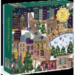 Galison - Puzzle Sparkling City metal - 1 000 piese