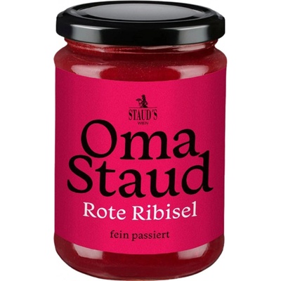 Staud‘s Oma Staud džem z červeného rybízu jemně pasírovaný 450 g