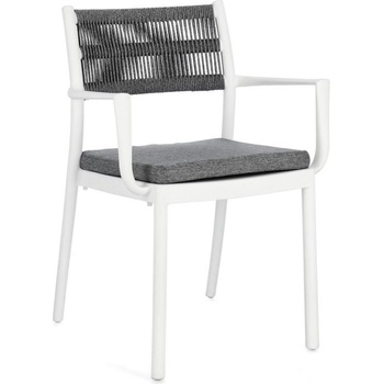 Bizzotto Alvin СТОЛ И ВЪЗГЛАВНИЦА - БЯЛ/ТЪМНО СИВО (0650008)