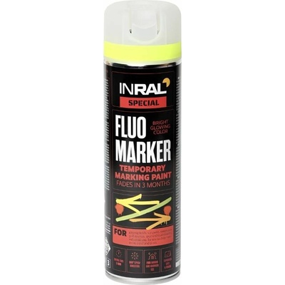 Inral Fluomarker fluorescenčný sprej 500 ml žltý