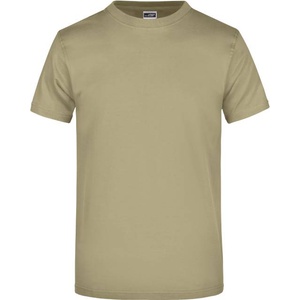 Daiber jn 02 / Мъжка тениска от плътен памук - каки 5xl (02000255515)