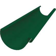 Prefa Žľaby polkruhové žľaby 3 m Ø 100 mm 250 mm zelený mach