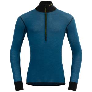 Devold Wool Mesh Man Half Zip Neck Размер: M / Цвят: син