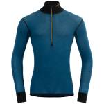 Devold Wool Mesh Man Half Zip Neck Размер: M / Цвят: син