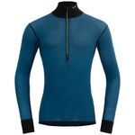 Devold Wool Mesh Man Half Zip Neck Размер: XL / Цвят: син