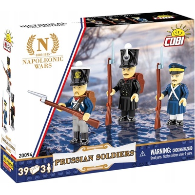 Cobi 20094 Pruští vojáci 3 figurky s doplňky