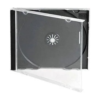 Image 1 of CD-BOX Единични с черен трей (cd box black)