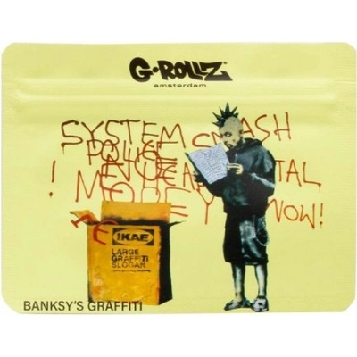 G-Rollz Banksy's Graffiti zip sáček Ikea Punk 105 x 80 mm 8 ks