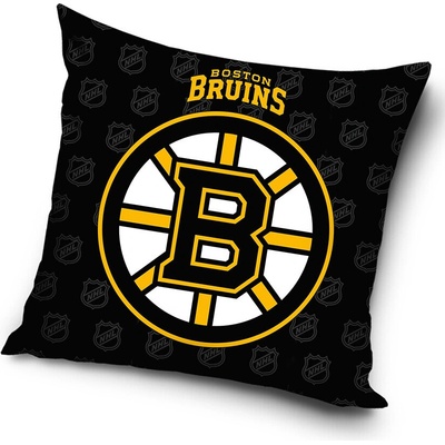TipTrade Velurový Polštář NHL Boston Bruins 40x40