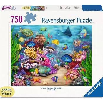 Ravensburger Пъзел Ravensburger от 750 XXL части - Живот в тропическия риф (7017458)